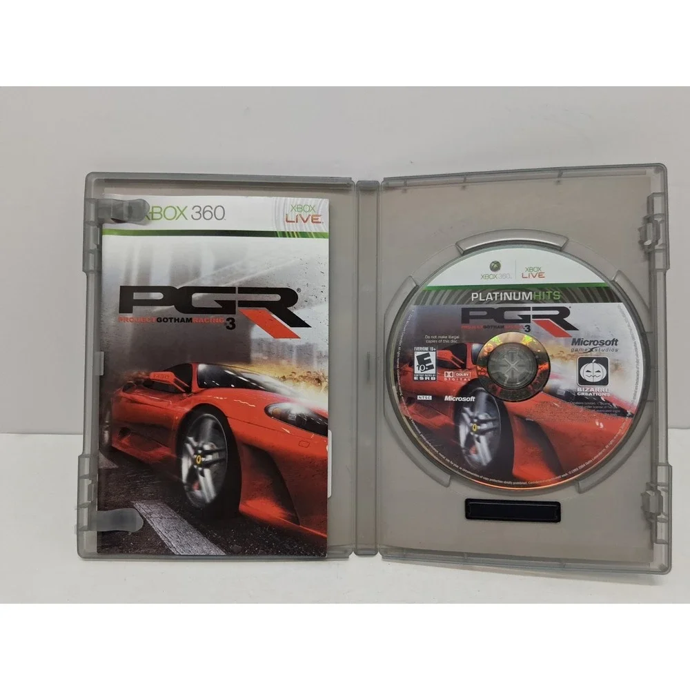 Project Gotham Racing 3 Platinum Hits Xbox 360 Complete in Case
